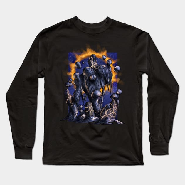 Ubbo-Sathla Long Sleeve T-Shirt by Daniel Marco Art